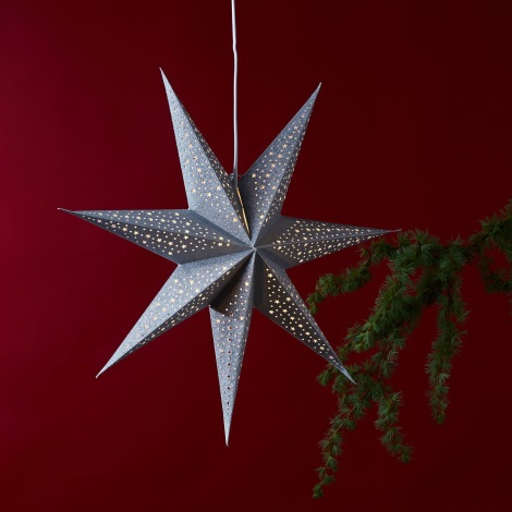 Eglo - Božični okrasek zvezda srebrna