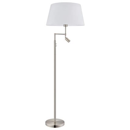 Eglo/Edi Light - LED Talna svetilka SANTANDER 1xE27/11W/230V + LED/2,3W mat krom