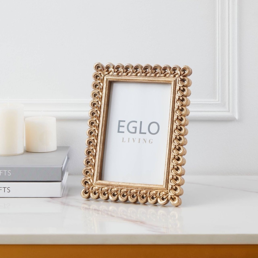 Eglo - Foto okvirček 10x15 cm zlata