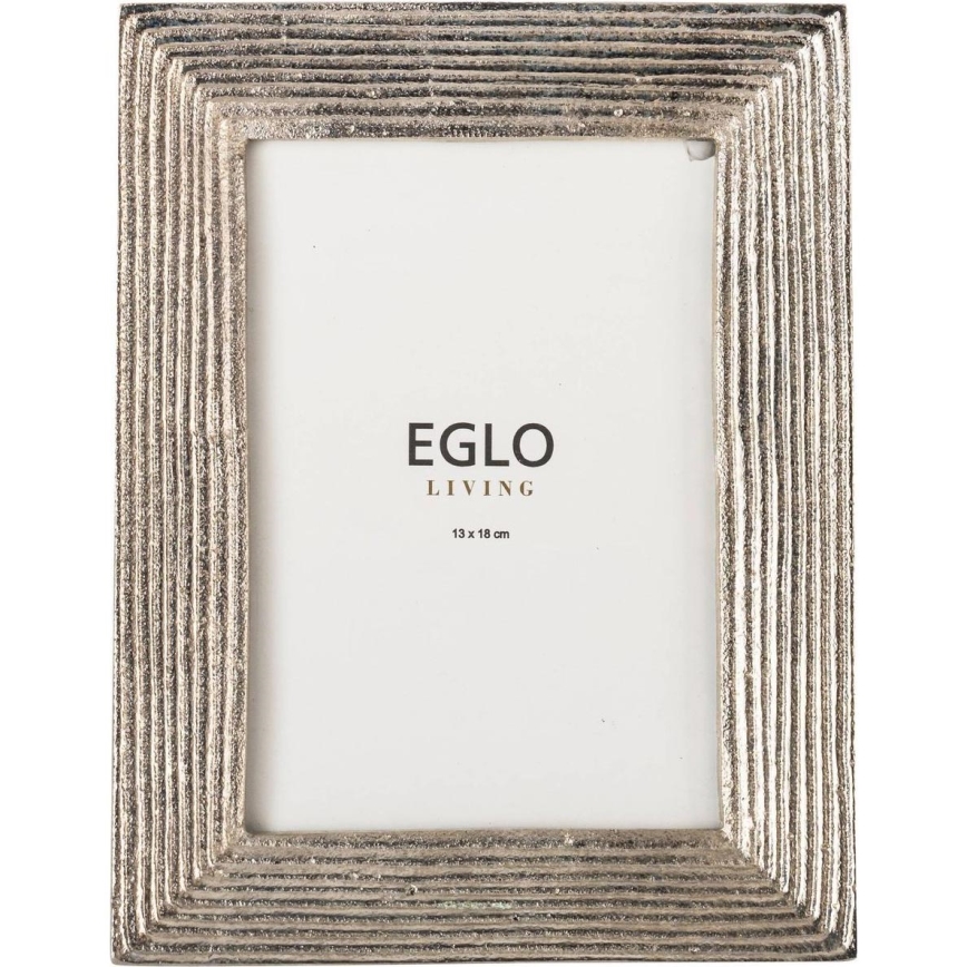 Eglo - Foto okvirček 13x18 cm srebrna