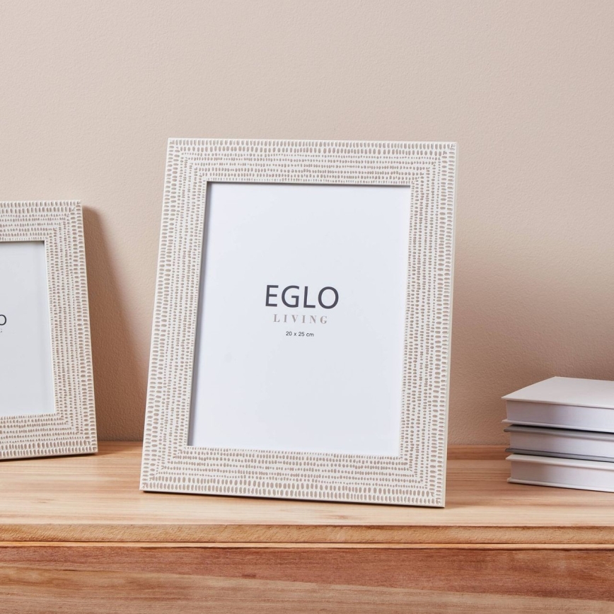 Eglo - Foto okvirček 20x25 cm krem barva