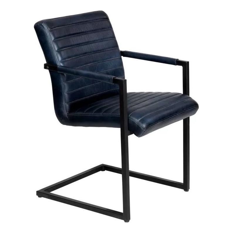 Eglo - Jedilni stol 90x53 cm modra