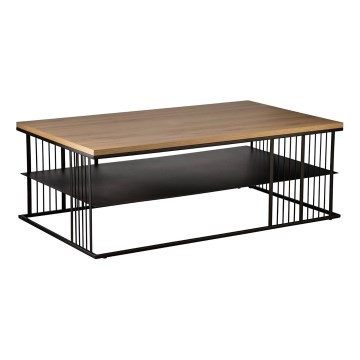 Eglo - Klubska mizica 36x100 cm rjava/črna - FSC certifikat