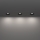 Eglo - Komplet 3 kosov LED vgradnih stropnih svetilk za kopalnico, LED/4,9W/230V, 2700/4000/6500K, premer 8,8 cm, IP65, črna
