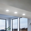 Eglo - KOMPLET 3x LED RGBW vgradne stropne svetilke z možnostjo zatemnitve LED/4,7W/230V 2700-6500K bele