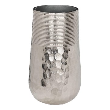 Eglo - Kovinska vaza 28x16 cm srebrna