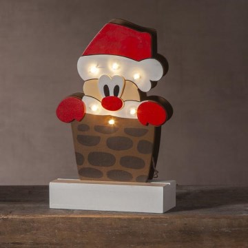 Eglo - LED Božična dekoracija 6xLED/0,06W/2xAA Santa