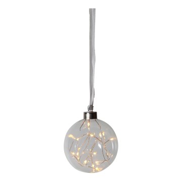 Eglo - LED Božični okrasek 15xLED/0,012W/3xAA pr. 10 cm