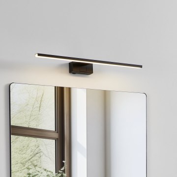 Eglo - LED kopalniška osvetlitev za ogledalo LED/10W/230V 3000/4000/6500K 60 cm IP44 črna