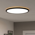 Eglo - LED Kopalniška stropna svetilka LED/16,8W/230V 2700/4000/6500K pr. 50 cm IP44 črna