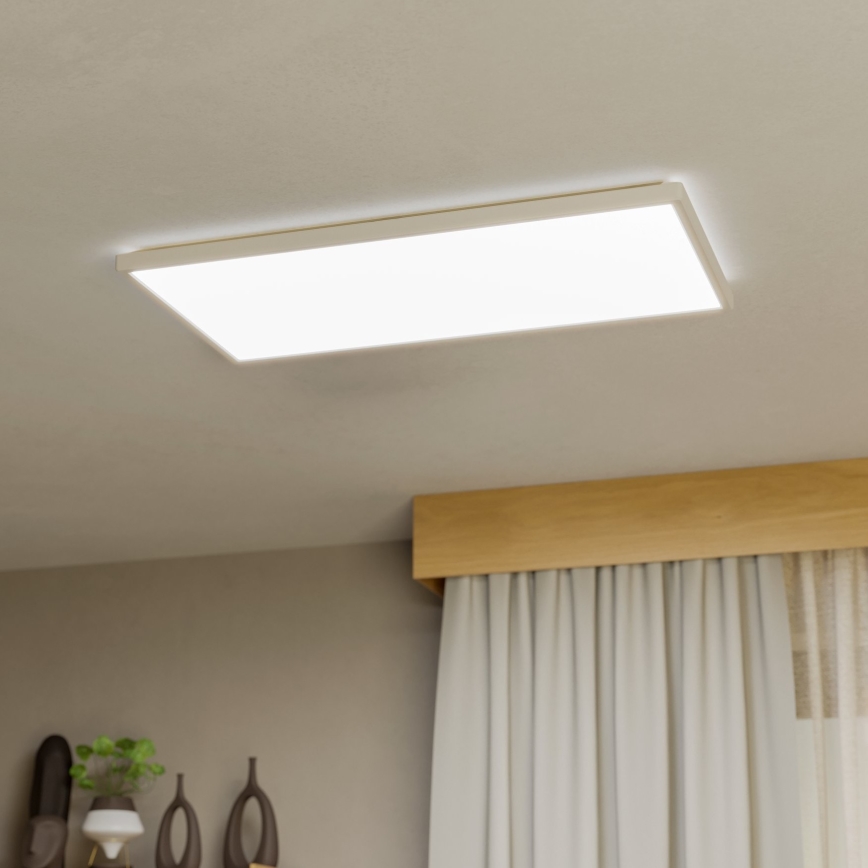 Eglo - LED Kopalniška stropna svetilka LED/17,2W/230V 2700/4000/6500K 30x57 cm IP44 bela