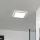 Eglo - LED Kopalniška stropna svetilka LED/17,6W/230V 2700K/4000K/6500K 39x39 cm IP44 bela