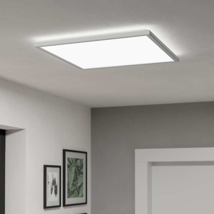 Eglo - LED Kopalniška stropna svetilka LED/17W/230V 2700/4000/6500K 50x50 cm IP44 bela