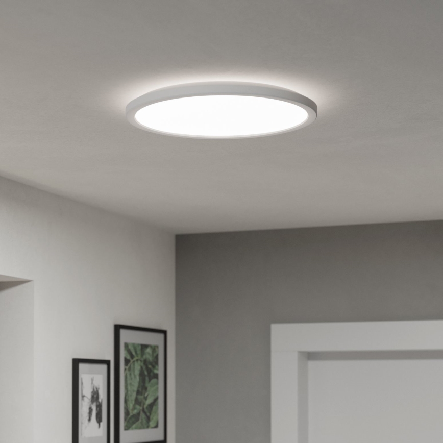 Eglo - LED Kopalniška stropna svetilka LED/18,5W/230V 2700/4000/6500K pr. 38,9 cm IP44 bela