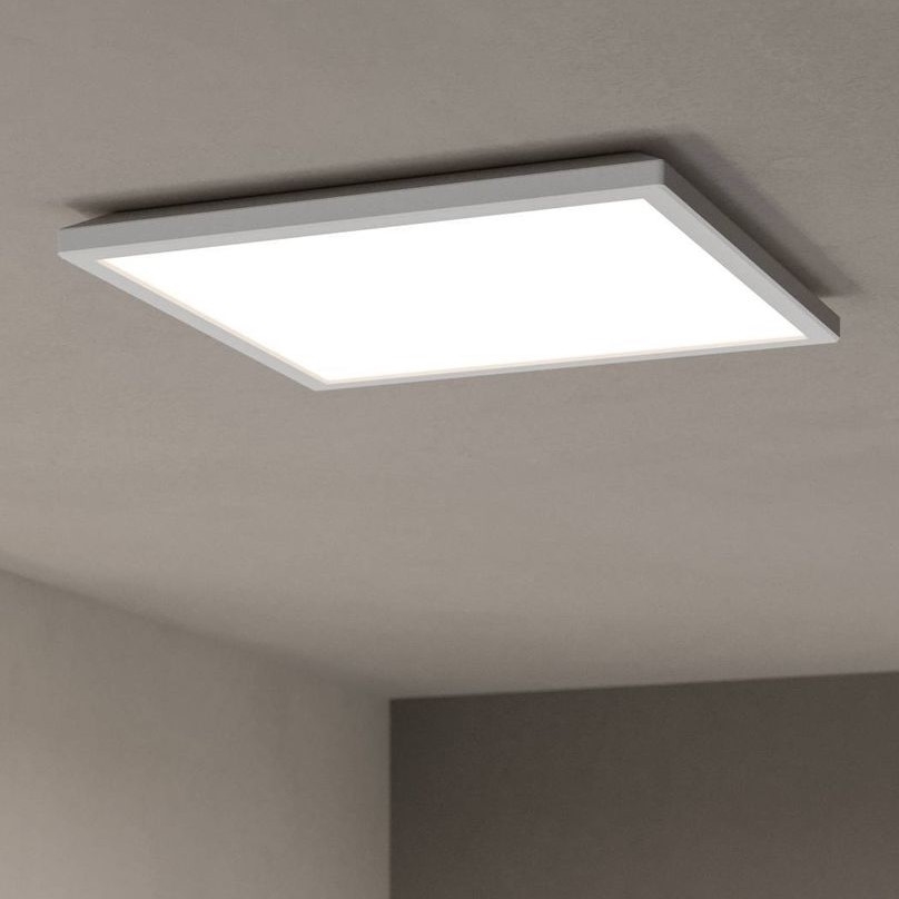 Eglo - LED Kopalniška zatemnitvena stropna svetilka LED/17,6W/230V 2700-6500K 39x39 cm IP44 bela + Daljinski upravljalnik