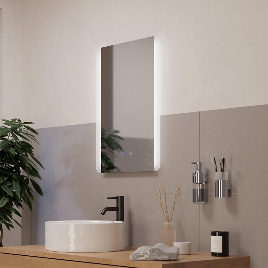 Eglo - LED Kopalniško ogrevano stensko ogledalo z osvetlitvijo LED/28W/230V IP44