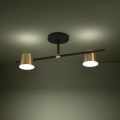 Eglo - LED Lestenec 2xGU10/4,6W/230V 3000K zlata