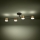 Eglo - LED Lestenec 4xGU10/4,6W/230V 3000K zlata