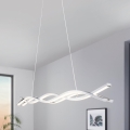 Eglo - LED lestenec na jeklenem kablu LED/35W/230V 3000K sijajni krom