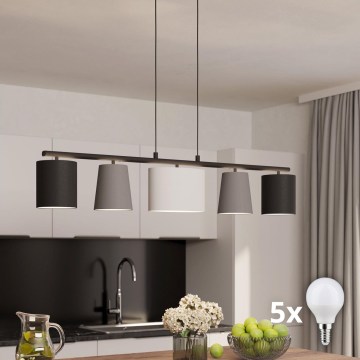 Eglo - LED lestenec na kablu 5xE14/25W/230V