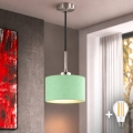 Eglo - LED lestenec na kablu TUNJA 1xE27/60W/230V premer 20 cm zelena/črna