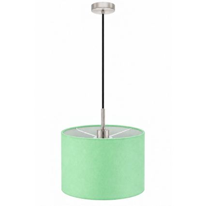 Eglo - LED lestenec na kablu TUNJA 1xE27/60W/230V premer 20 cm zelena/črna