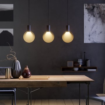 Eglo - LED Lestenec na vrvici 3xGU10/4,5W/230V 3000K