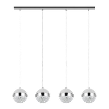 Eglo - LED Lestenec na vrvici 4xG9/3W/230V