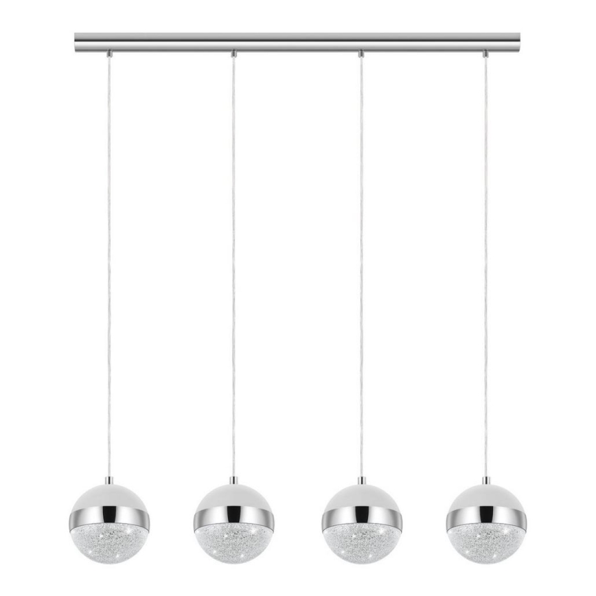 Eglo - LED Lestenec na vrvici 4xG9/3W/230V