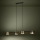 Eglo - LED Lestenec na vrvici 4xGU10/4,6W/230V 3000K zlata