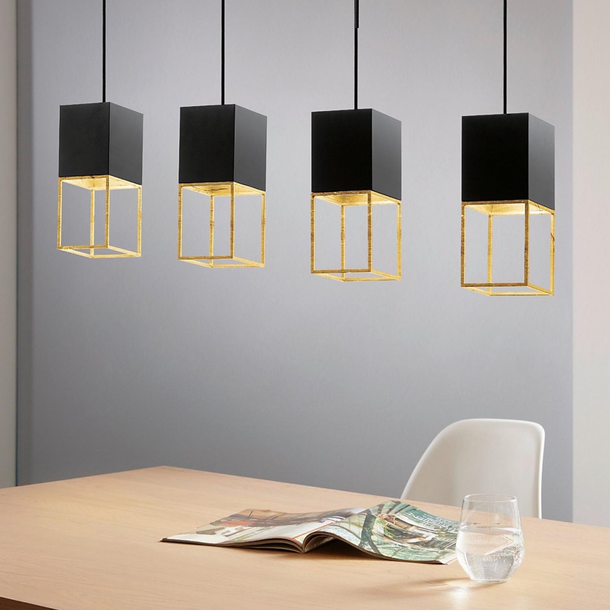Eglo - LED Lestenec na vrvici 4xGU10/5W/230V