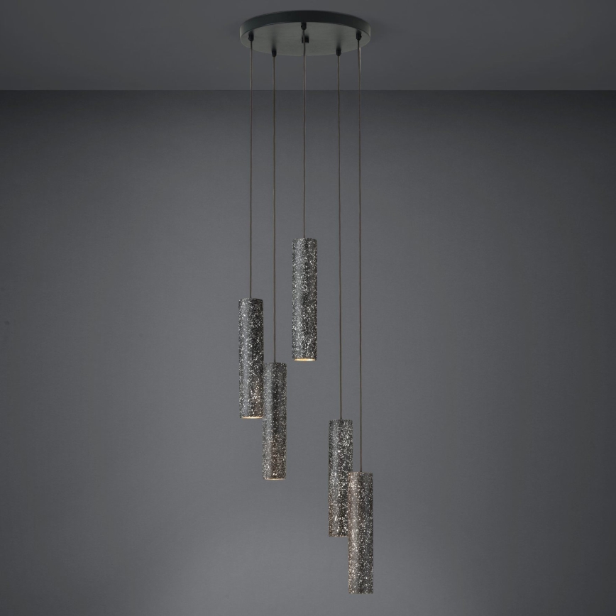 Eglo - LED Lestenec na vrvici 5xGU10/4,5W/230V