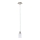 Eglo - LED Lestenec na vrvici MY CHOICE 1xE14/4W/230V  mat krom/bela