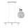 Eglo - LED Lestenec na vrvici MY CHOICE 3xE14/4W/230V mat krom