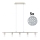 Eglo - LED Lestenec na vrvici MY CHOICE 5xE14/4W/230V mat krom