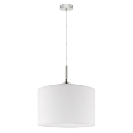 Eglo - LED Lestenec na vrvici TUNJA 1xE27/60W/230V bela