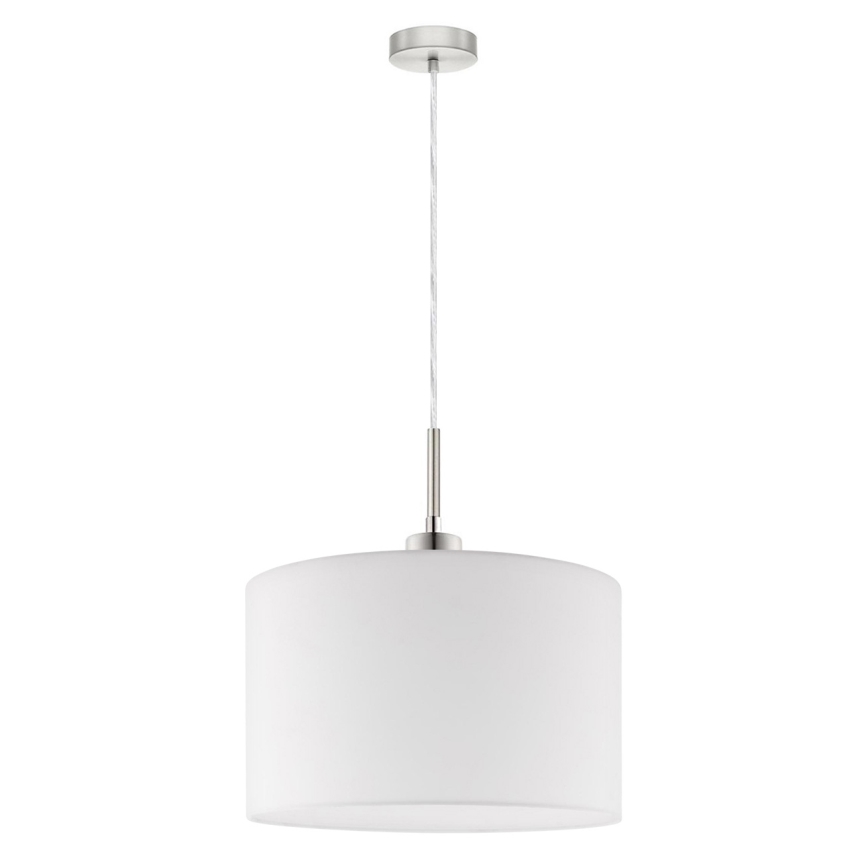 Eglo - LED Lestenec na vrvici TUNJA 1xE27/60W/230V bela