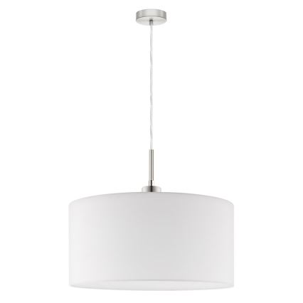 Eglo - LED Lestenec na vrvici TUNJA 1xE27/60W/230V bela