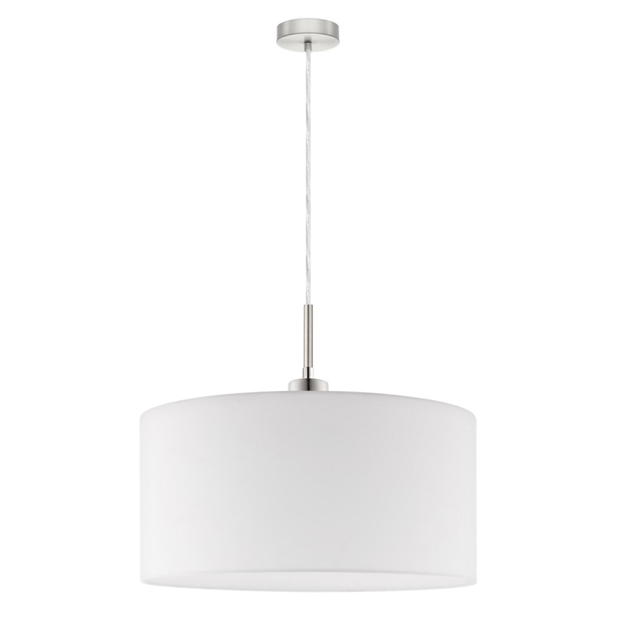 Eglo - LED Lestenec na vrvici TUNJA 1xE27/60W/230V bela