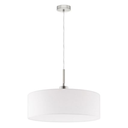 Eglo - LED Lestenec na vrvici TUNJA 1xE27/60W/230V bela