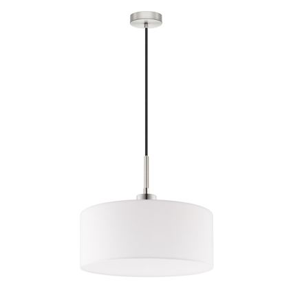 Eglo - LED Lestenec na vrvici TUNJA 1xE27/60W/230V bela