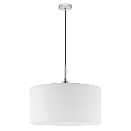 Eglo - LED Lestenec na vrvici TUNJA 1xE27/60W/230V bela