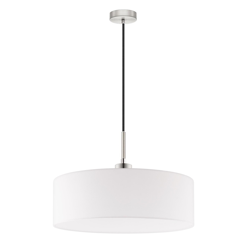 Eglo - LED Lestenec na vrvici TUNJA 1xE27/60W/230V bela