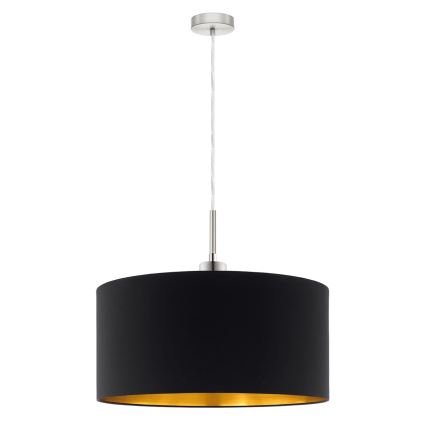 Eglo - LED Lestenec na vrvici TUNJA 1xE27/60W/230V črna