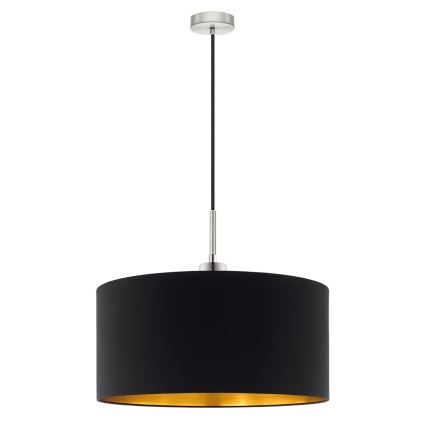Eglo - LED Lestenec na vrvici TUNJA 1xE27/60W/230V črna