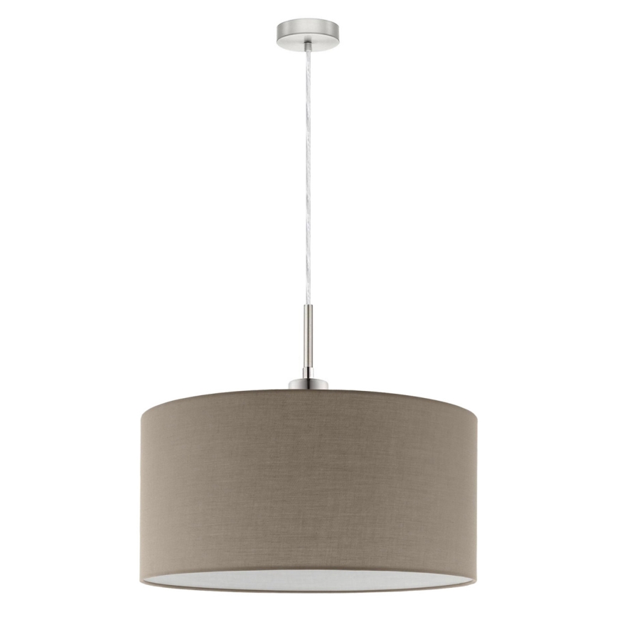 Eglo - LED Lestenec na vrvici TUNJA 1xE27/60W/230V taupe