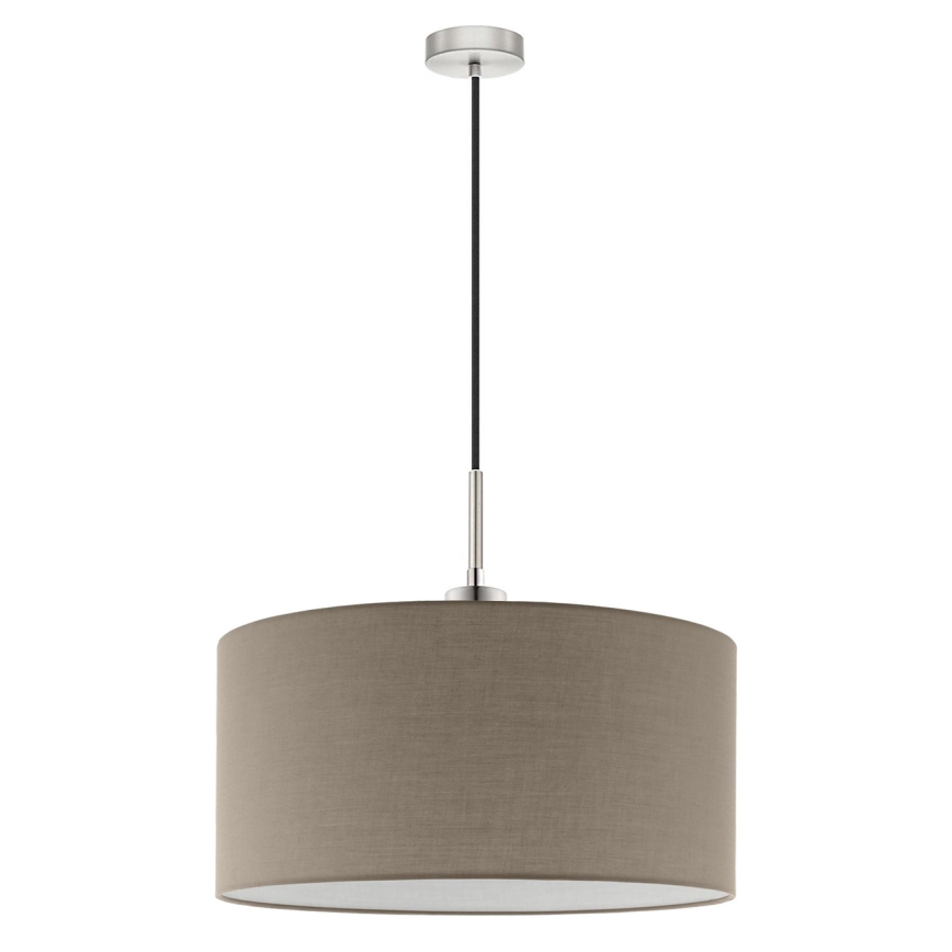 Eglo - LED Lestenec na vrvici TUNJA 1xE27/60W/230V taupe