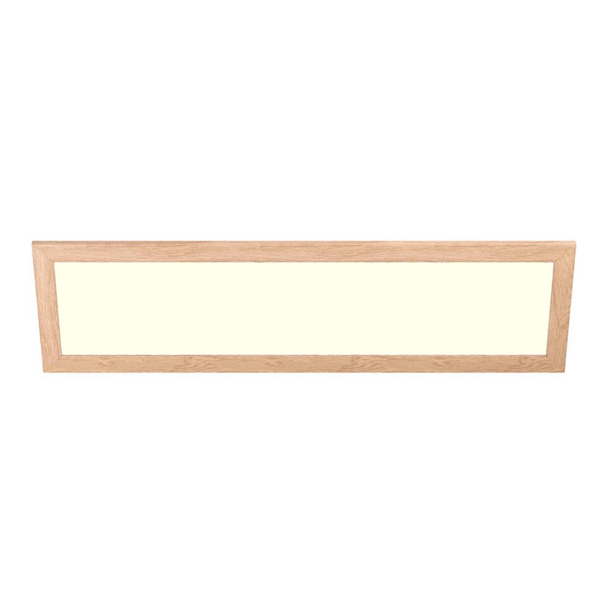 Eglo - LED Nadgradni panel SALOBRENA-RW WOOD LED/34W/230V 2700/4000K 124x34 cm rjava