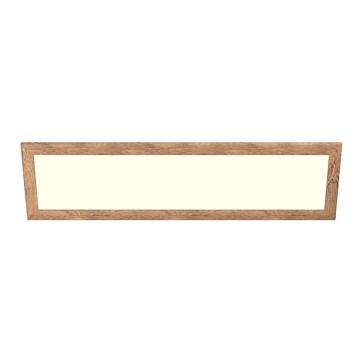 Eglo - LED Nadgradni panel SALOBRENA-RW WOOD LED/34W/230V 2700/4000K 124x34 cm rjava