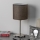 Eglo - LED Namizna svetilka TUNJA 1xE27/60W/230V 26,5 cm mat krom/rjava